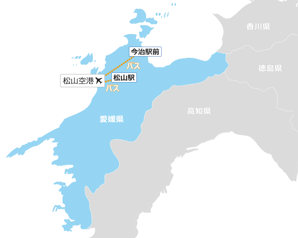 愛媛地図