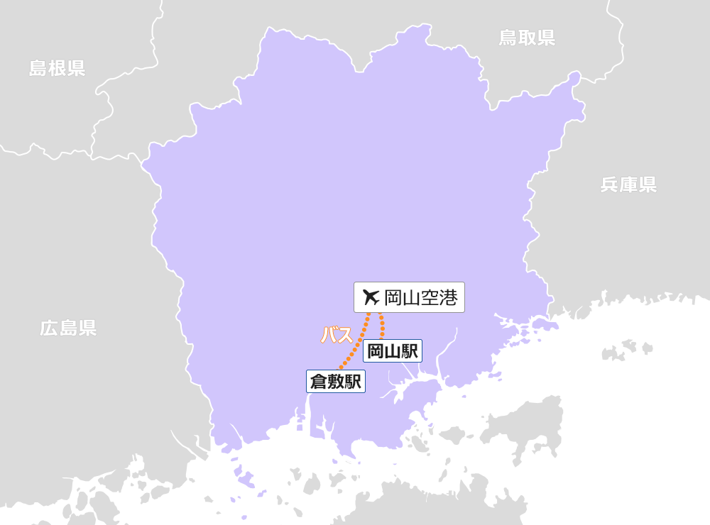 岡山地図