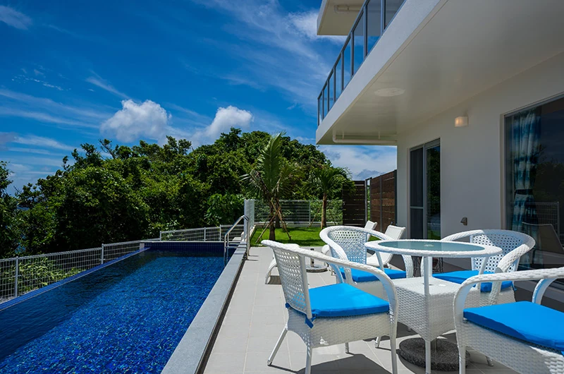 Private Villa Lamer Kouri テラス