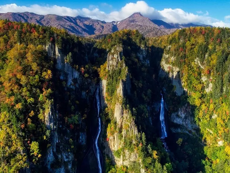流星の滝・銀河の滝
