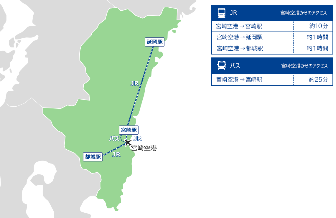 宮崎地図