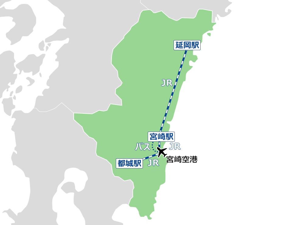 宮崎地図