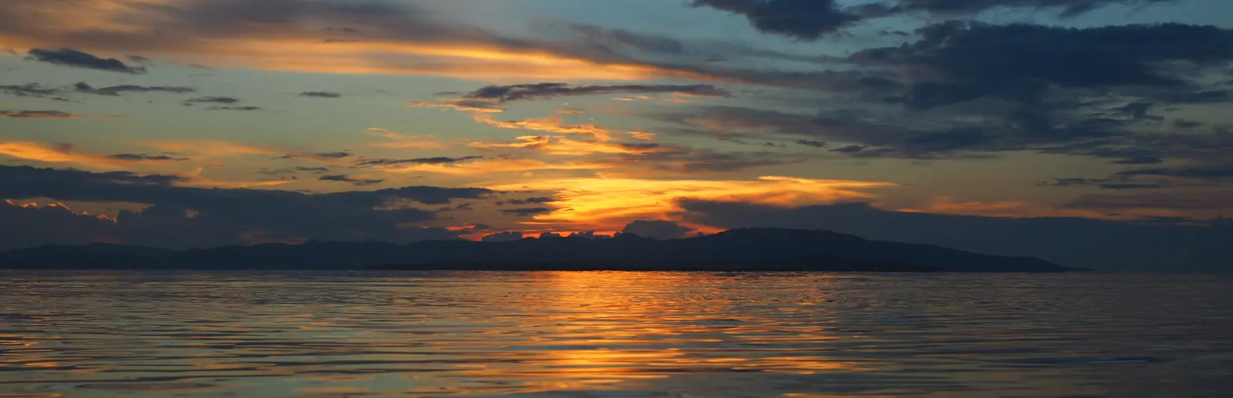 竹富島海と夕日