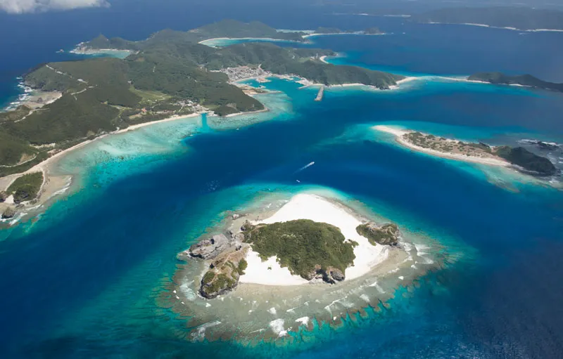 慶良間諸島空撮