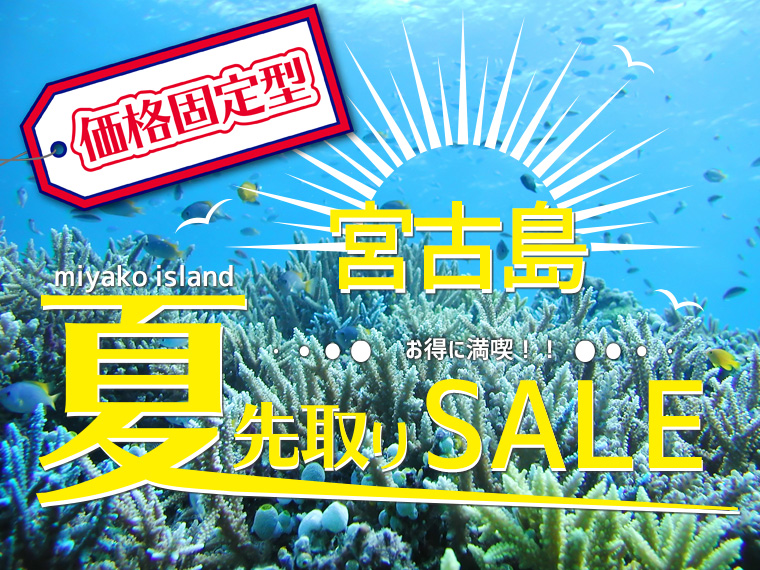 【固定】宮古島先取りSALE!お得に夏を満喫♪関東発 2泊3日